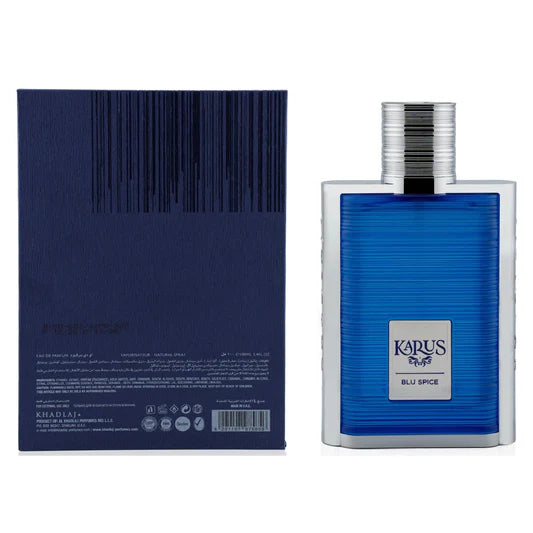 Khadlaj Karus Blu Spice Eau de Parfum for EveryoneSize: 3.4 oz / 100 ml Eau de Parfum Spray